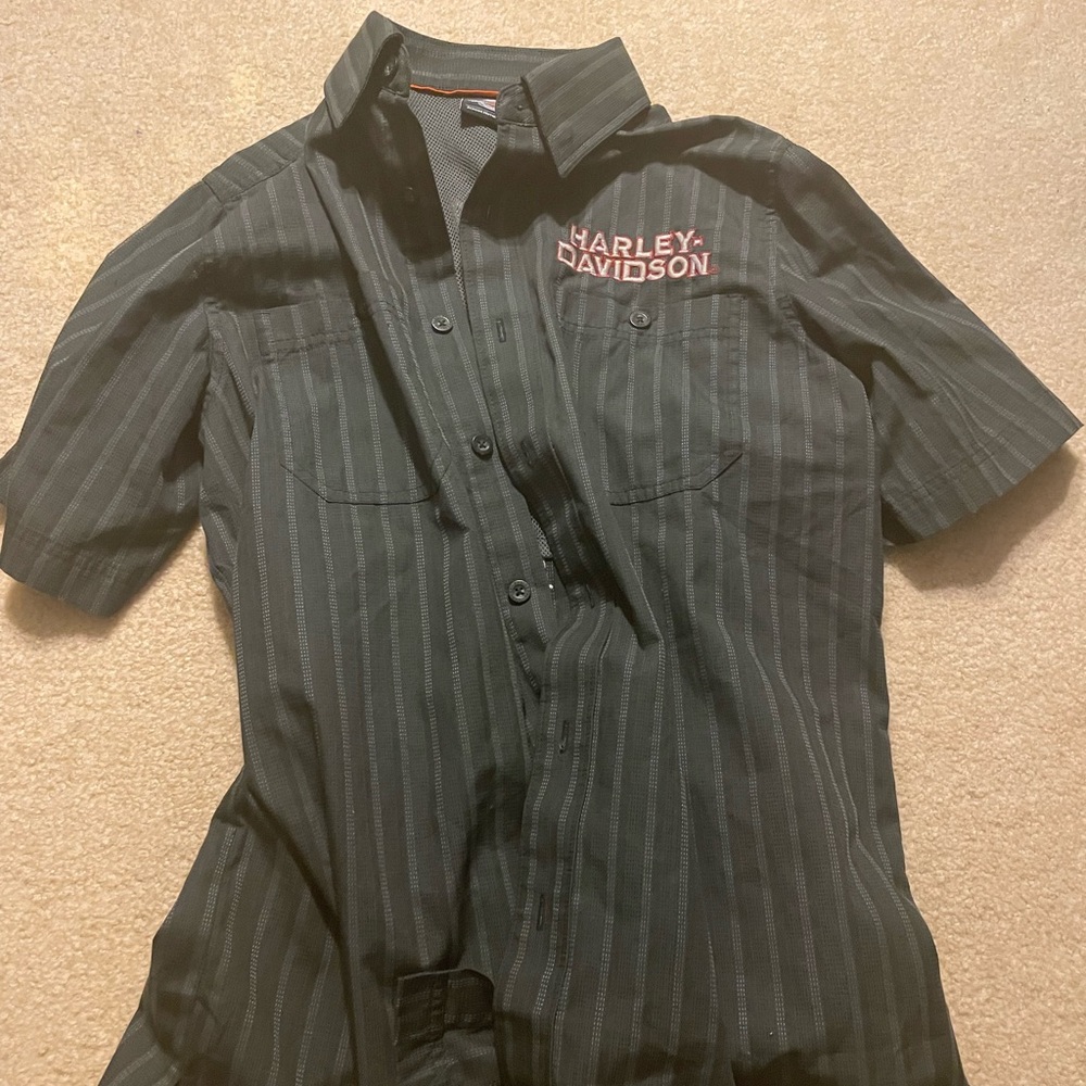 Harley Davidson Button Down